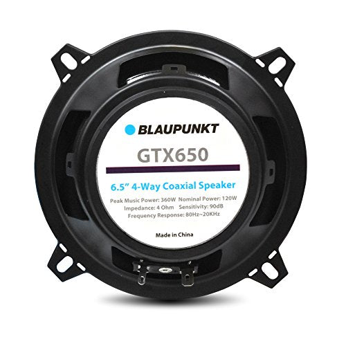 Blaupunkt 6.2-Inch In-Dash Touch Screen DVD Multimedia Receiver Bluetooth and 6.5-Inch 360W Coaxial Speaker Bundle Blaupunkt 6.2-Inch In-Dash Touch Screen DVD Multimedia Receiver Bluetooth and 6.5-Inch 360W Coaxial Speaker Bundle